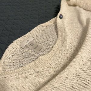 JJill poncho. Cream. One size. Worn 2x.